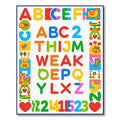 Colorful Alphabets Numbers and Shapes Rug
