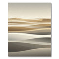 Minimalist Serene Sand Dune Waves Rug