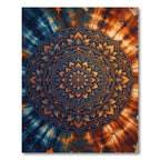 Gilded Mandala Tie Dye Rug