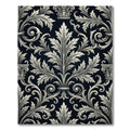 Ornate Acanthus Leaf Scrollwork Rug