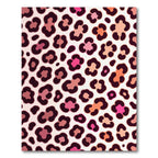 Playful Pink and Peach Leopard Spot Rug