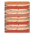 Distressed Sunset Horizon Striped Rug