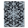 Chic Crystal Snowflake Pattern Rug
