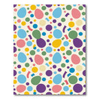 Playful Multicolored Easter Egg Confetti Rug