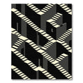 Monochromatic Staircase Illusion Rug