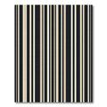 Monochrome Vertical Stripe Arrangement Rug