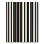 Monochrome Vertical Stripe Arrangement Rug
