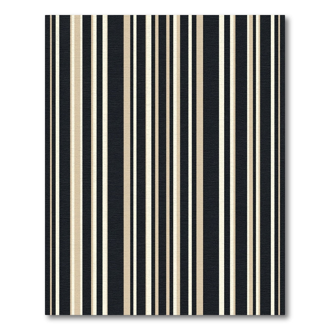 Monochrome Vertical Stripe Arrangement Rug