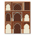 Terracotta Arch Lattice Gateways Rug