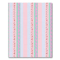 Pastel Stripes Wavy Border Rug