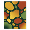 Earthy Organic Blob Arrangement Rug