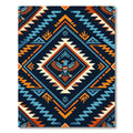 Navajo Inspired Eagle Diamond Pattern Rug