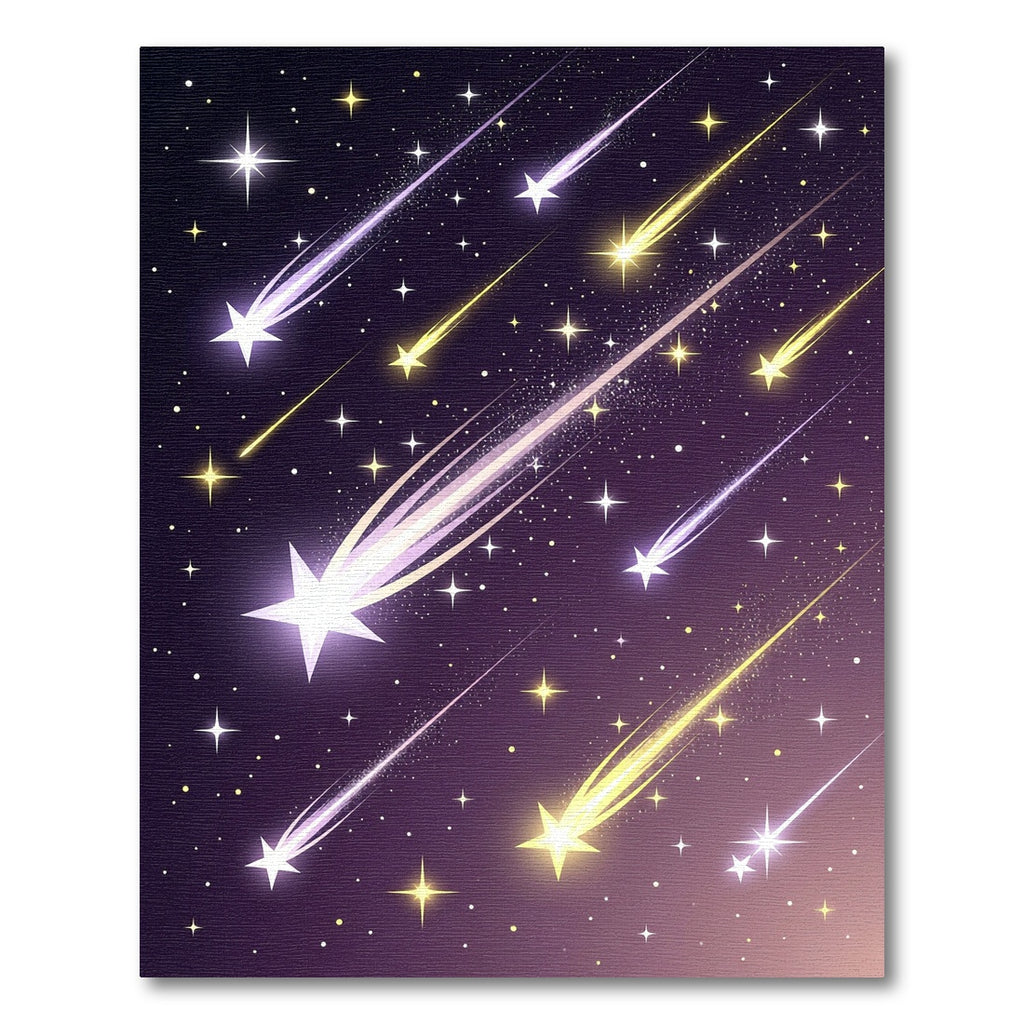 Celestial Shooting Star Night Sky Rug