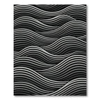 Monochromatic Wave Optical Illusion Rug
