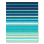 Ethereal Ocean Gradient Striped Rug