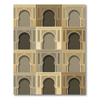 Caramel Archways Geometric Arabesque Rug
