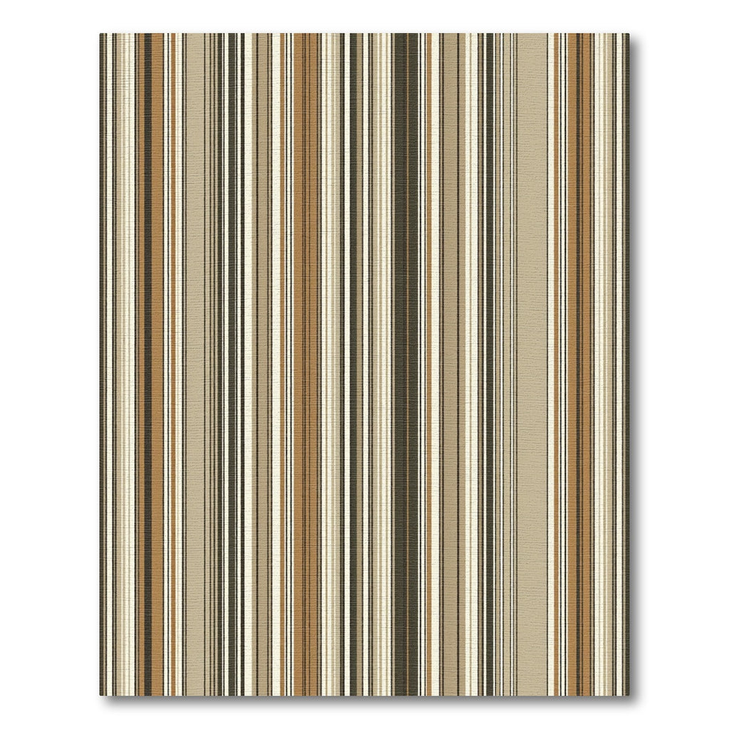 Earthy Tones Vertical Stripe Composition Rug