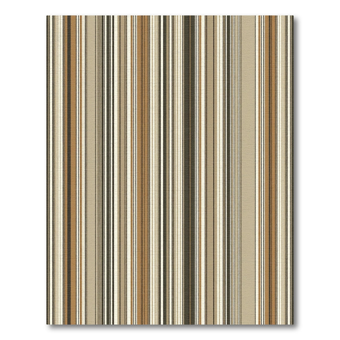 Earthy Tones Vertical Stripe Composition Rug