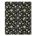 Cream Grey Floral Vine Composition Rug