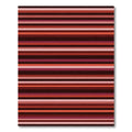 Crimson Red Gradient Stripe Rug