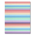 Multi-Color Pastel Horizontal Stripe Rug
