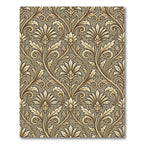 Golden Beige Acanthus Scrollwork Rug