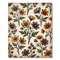 Vintage Autumn Floral Harvest Cosmos Rug