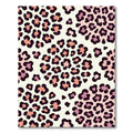 Blush Pink Abstract Leopard Spot Rug