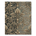 Antique Gold Leaf Scrollwork Rug