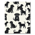 Charming Black Labrador Puppy Surface Rug