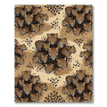Leopard Head Tan Wild Animal Rug