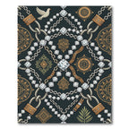 Bijou Chain Geometric Sunburst Rug