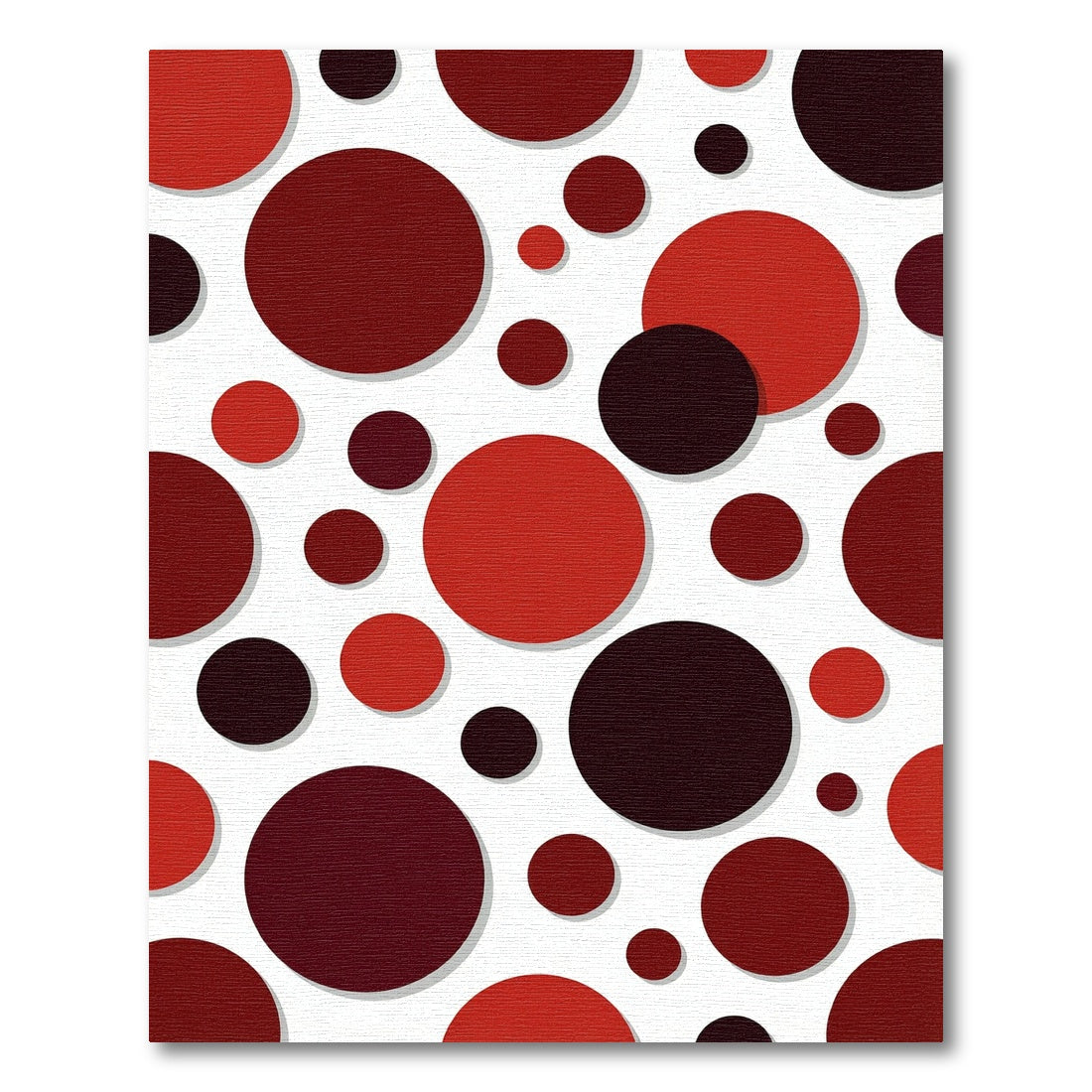 Cherry Red Dot Explosion Rug