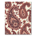 Coral Paisley Floral Medallion Rug
