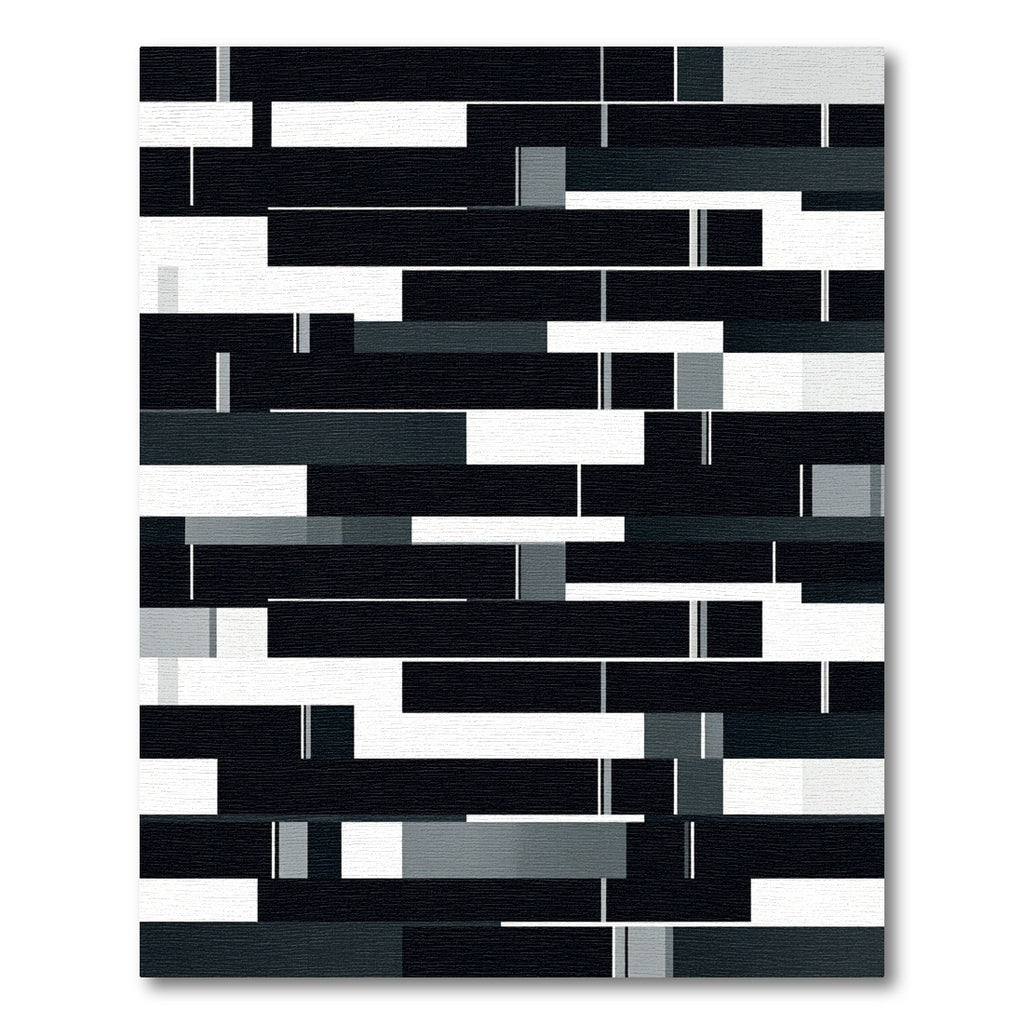 Monochromatic Rectangular Collage Rug