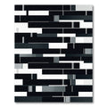 Monochromatic Rectangular Collage Rug
