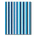 Modern Navy Blue Vertical Stripe Rug