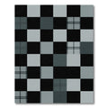 Monochrome Plaid Checkered Geometric Area Rug