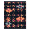 Pink Orange Exploding Circles Geometric Rug