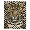 Bold Leopard Spot Jungle Portrait Rug