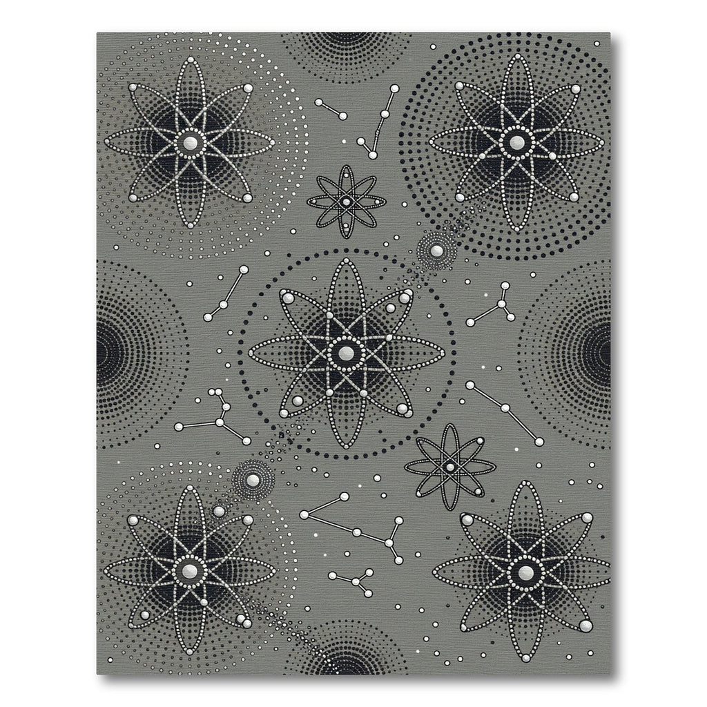 Monochromatic Atomic Starburst Galaxy Rug