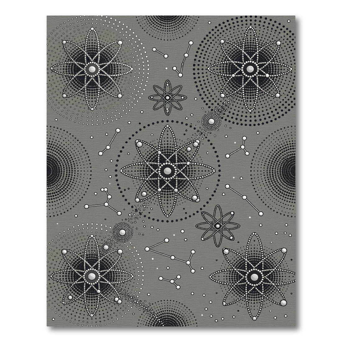 Monochromatic Atomic Starburst Galaxy Rug