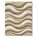 Earthy Tones Rhythmic Wave Rug