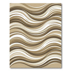 Earthy Tones Rhythmic Wave Rug