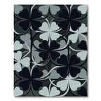 Monochromatic Clover Arch Pattern Rug