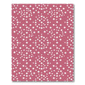 Rosy Pink Scattered Polka Dot Rug