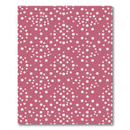 Rosy Pink Scattered Polka Dot Rug