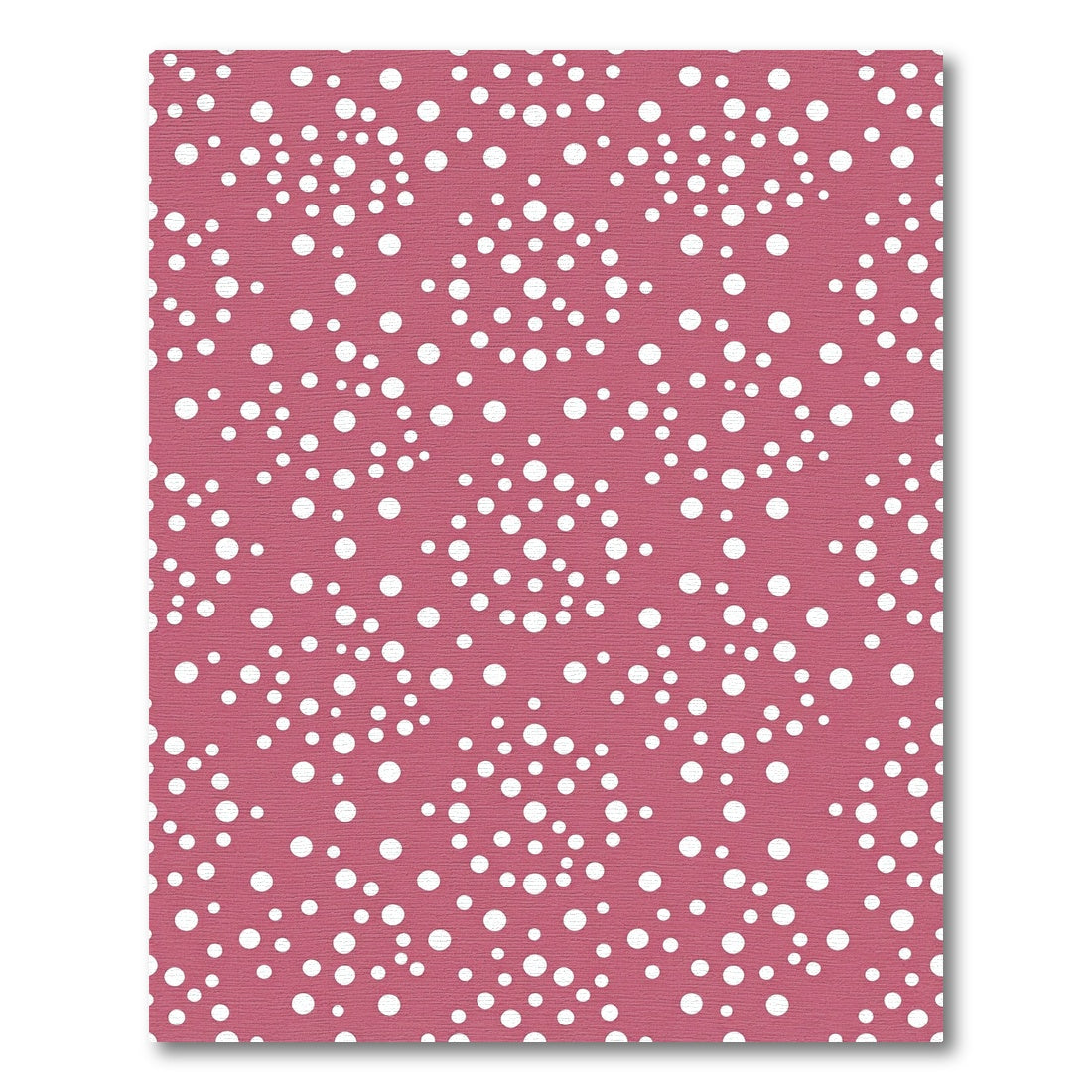 Rosy Pink Scattered Polka Dot Rug