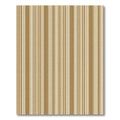 Sophisticated Golden Brown Vertical Stripes Rug