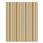 Sophisticated Golden Brown Vertical Stripes Rug